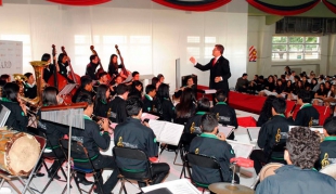 Visita de la Banda de Tunja, Colombia